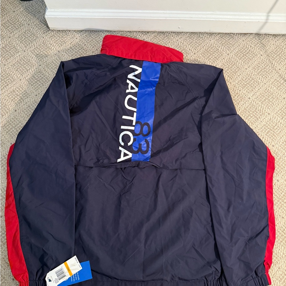 Nautica Red and Black Zip-Up Jacket - Picture 3 of 3